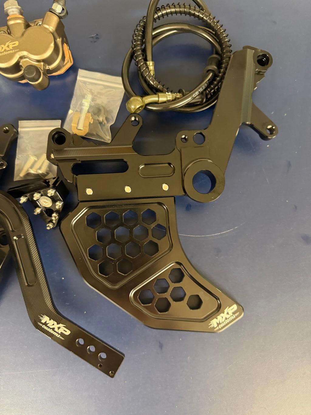 Surron Ultra Bee Foot Brake Kit - Dual Caliber Bracket