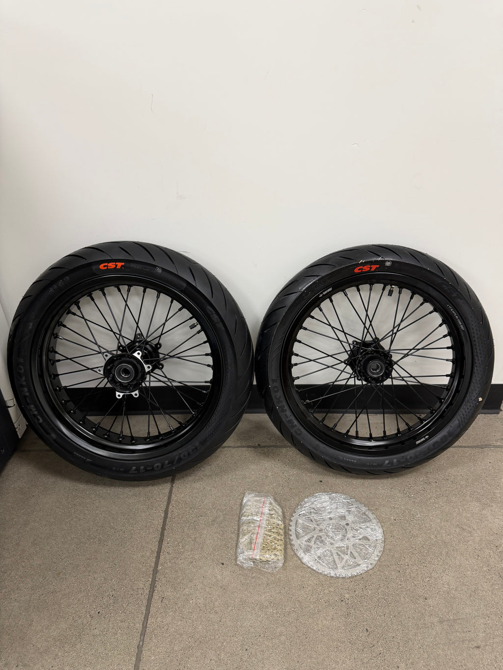 Talaria Komodo Complete Supermoto Wheel Set 17''