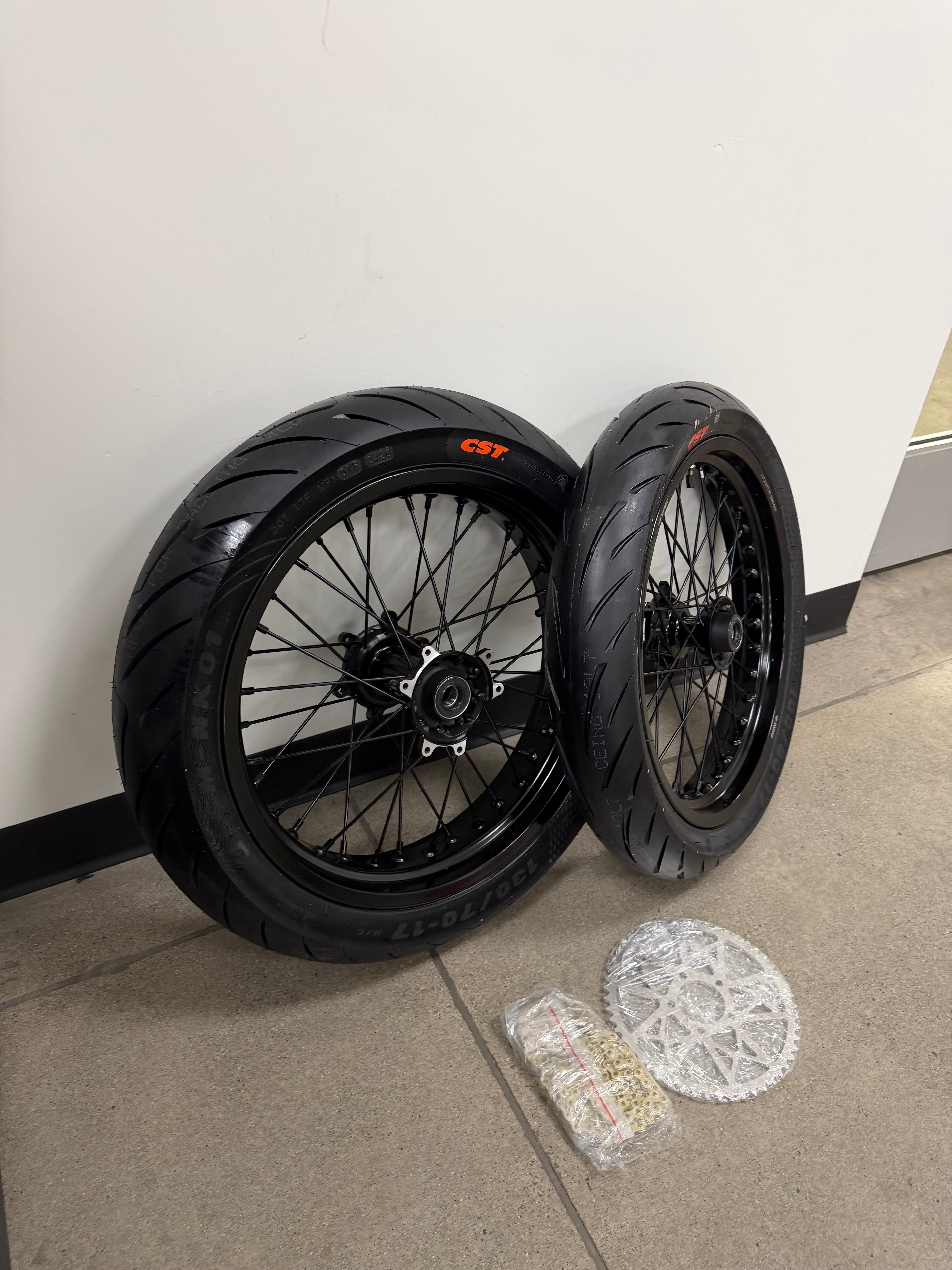 Talaria Komodo Complete Supermoto Wheel Set 17''