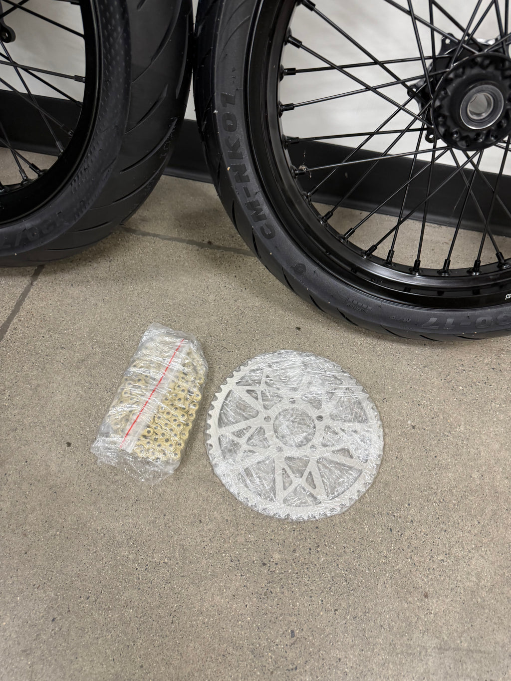 Talaria Komodo Complete Supermoto Wheel Set 17''