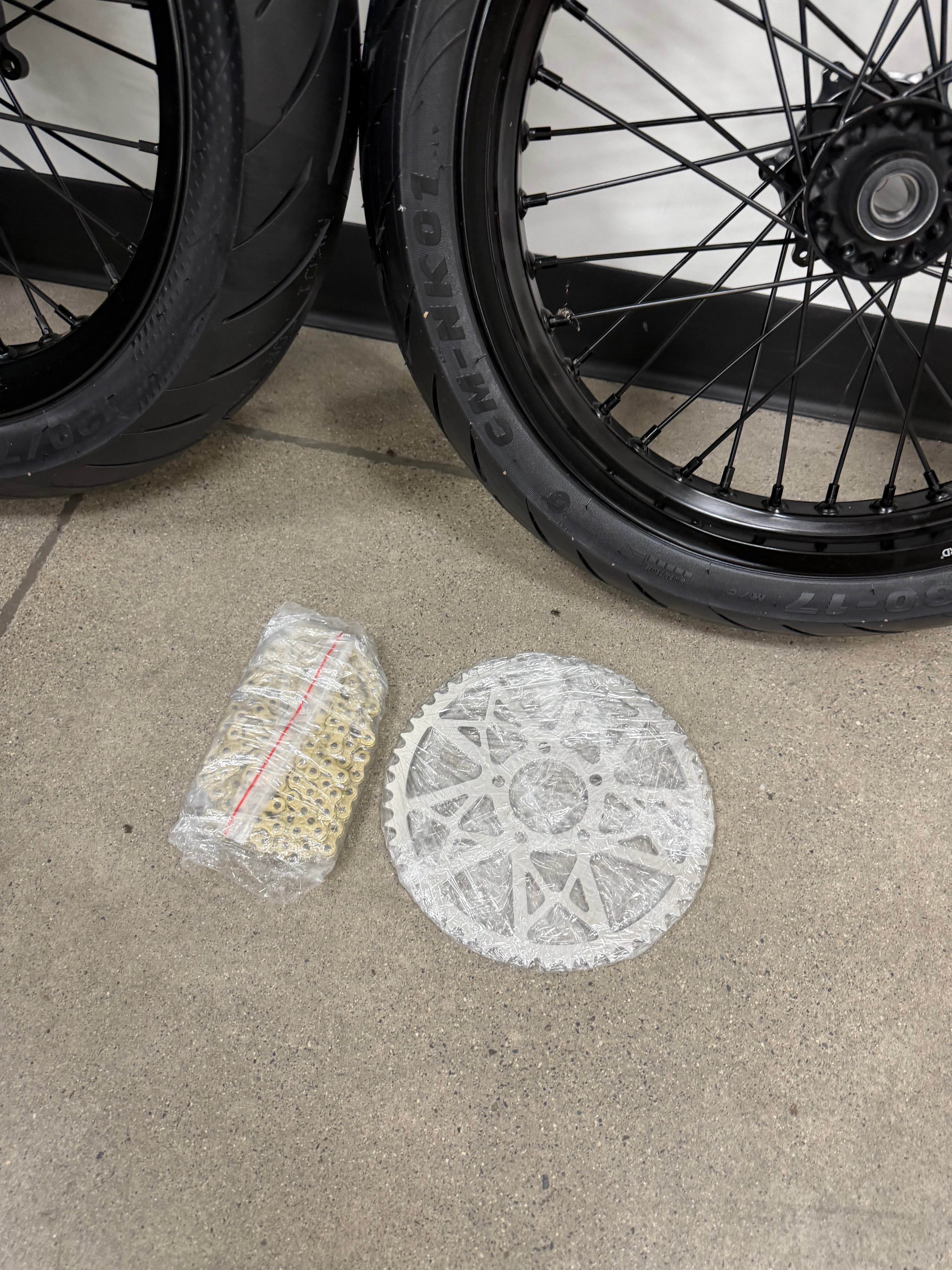 Talaria Komodo Complete Supermoto Wheel Set 17''