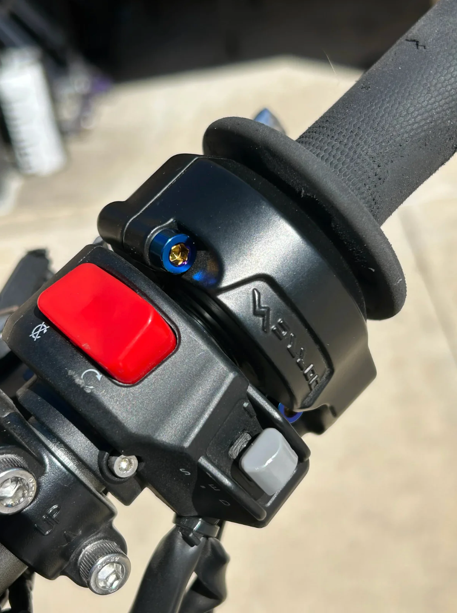 Titanium Throttle Bolts-Surron Light Bee/Ultra Bee